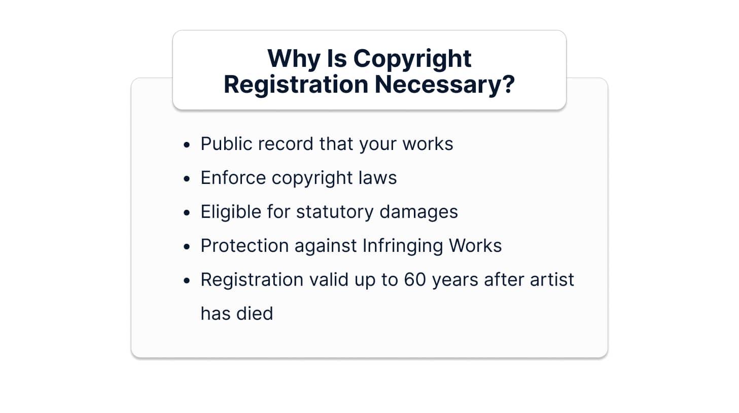 Why is Copyright Registration necessary?